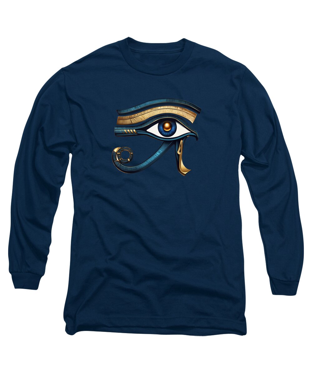 Eye of Horus Ancient Egyptian Eye Symbol - Long Sleeve T-Shirt