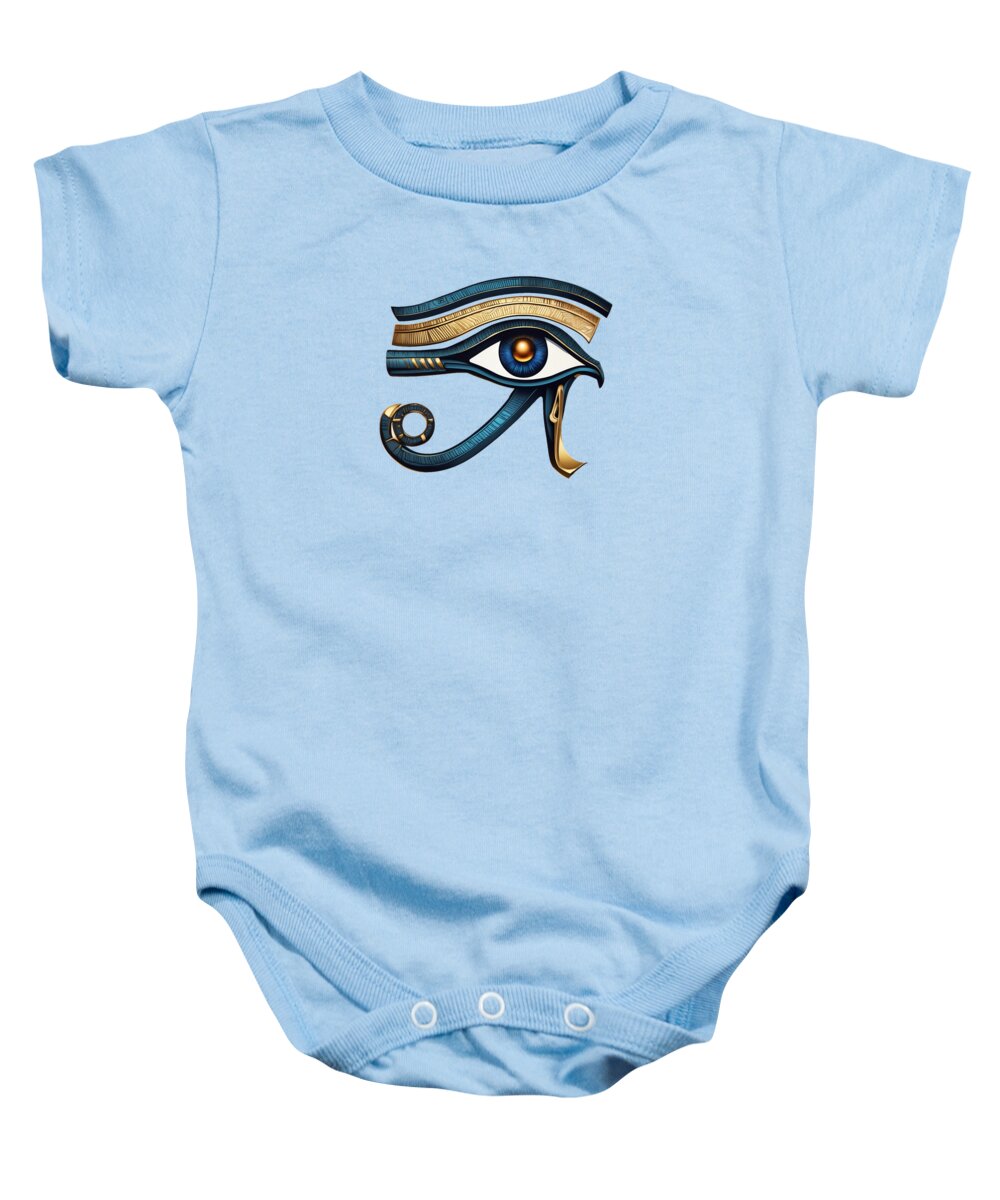 Eye of Horus Ancient Egyptian Eye Symbol - Baby Onesie