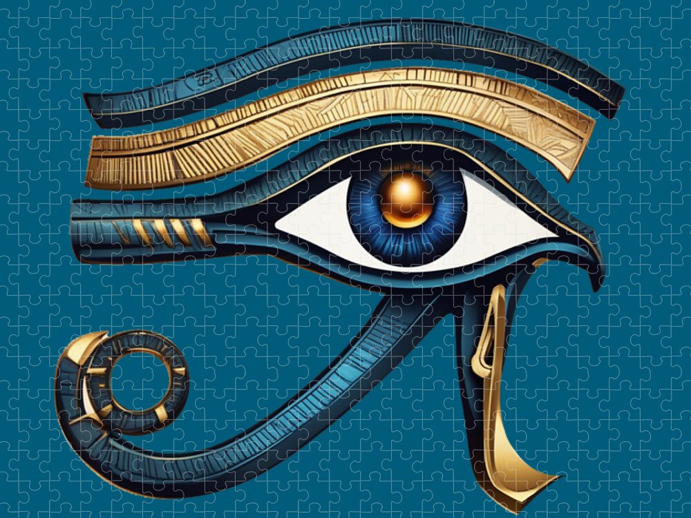 Eye of Horus Ancient Egyptian Eye Symbol - Puzzle