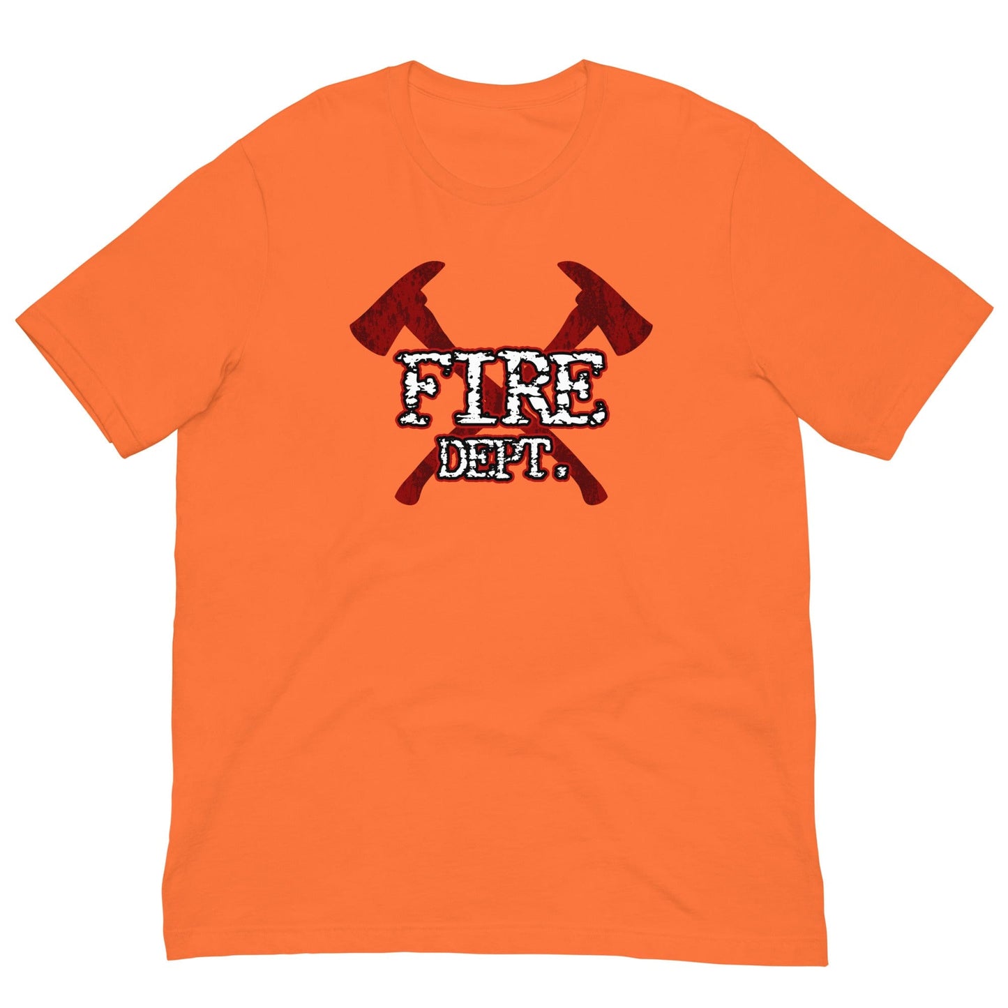 Firefighter Axes Fire Dept. T-Shirt Orange / XS
