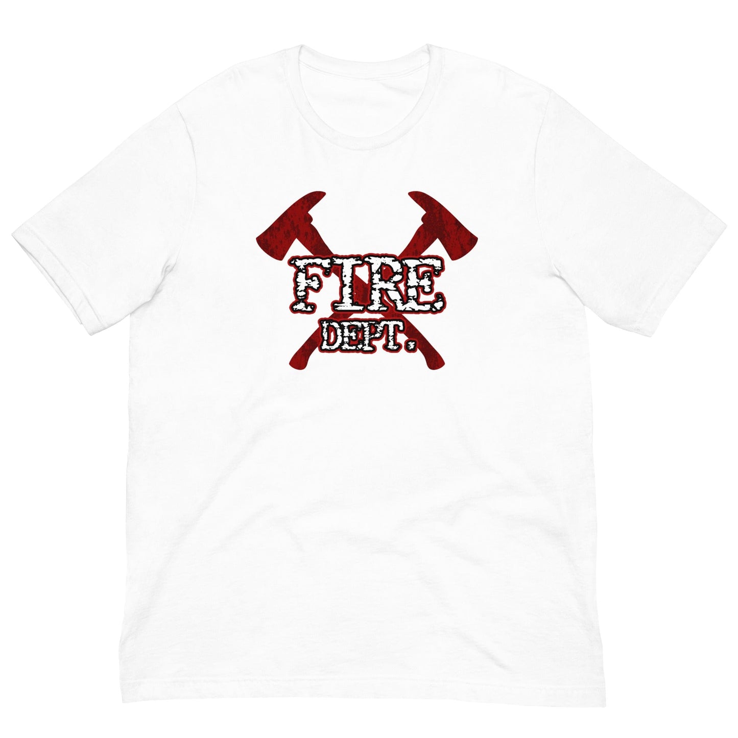 Firefighter Axes Fire Dept. T-Shirt White / XS