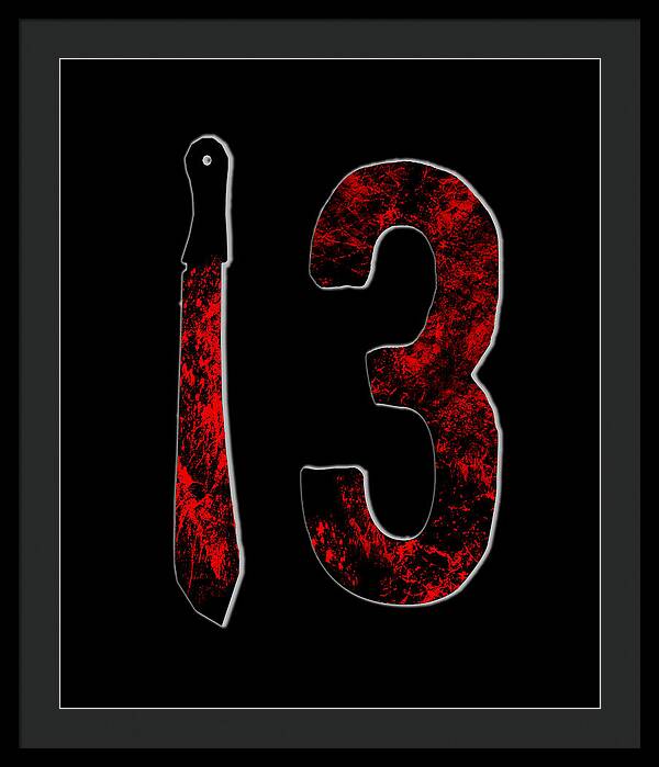 Friday Horror - Framed Print
