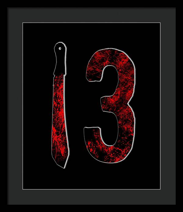 Friday Horror - Framed Print