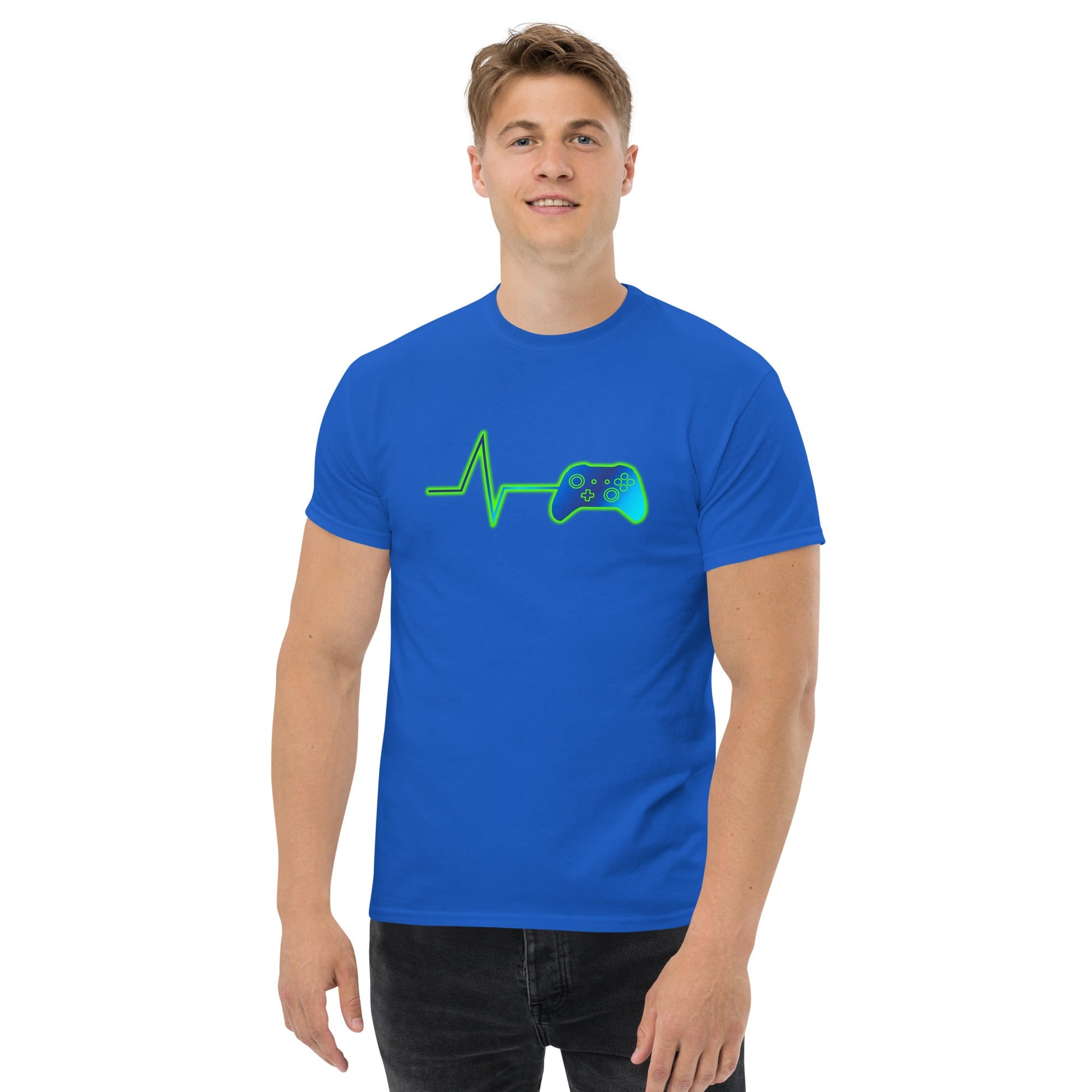 Scar Design Gamer Heartbeat T-shirt