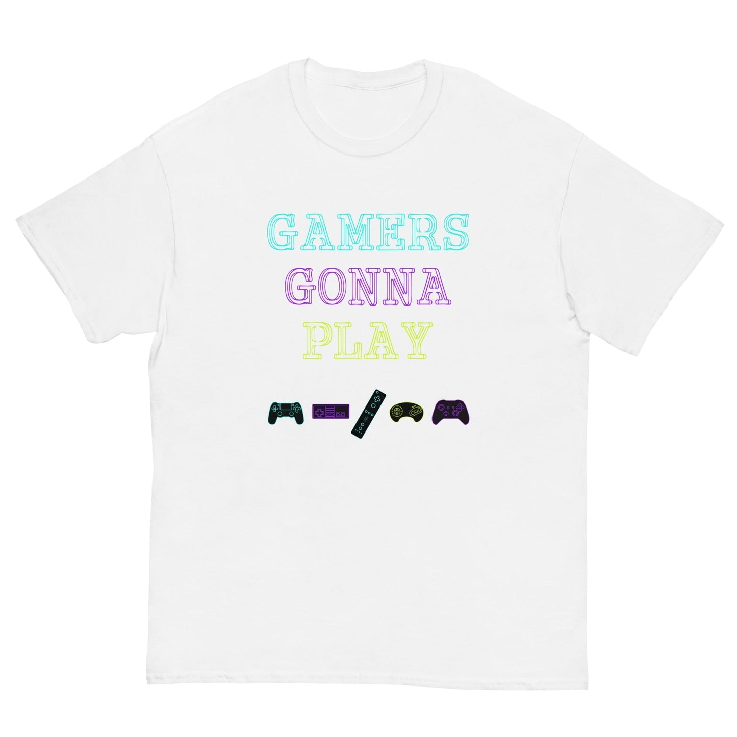 Gamers gonna Play Retro gaming T-shirt White / S