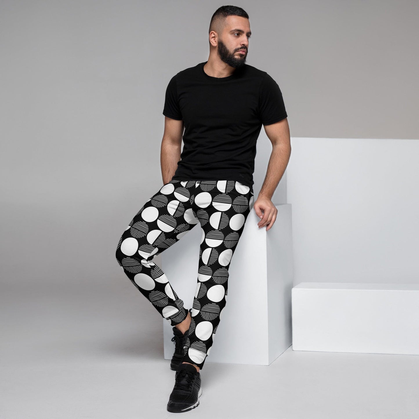 Geometric Pattern Men's Joggers