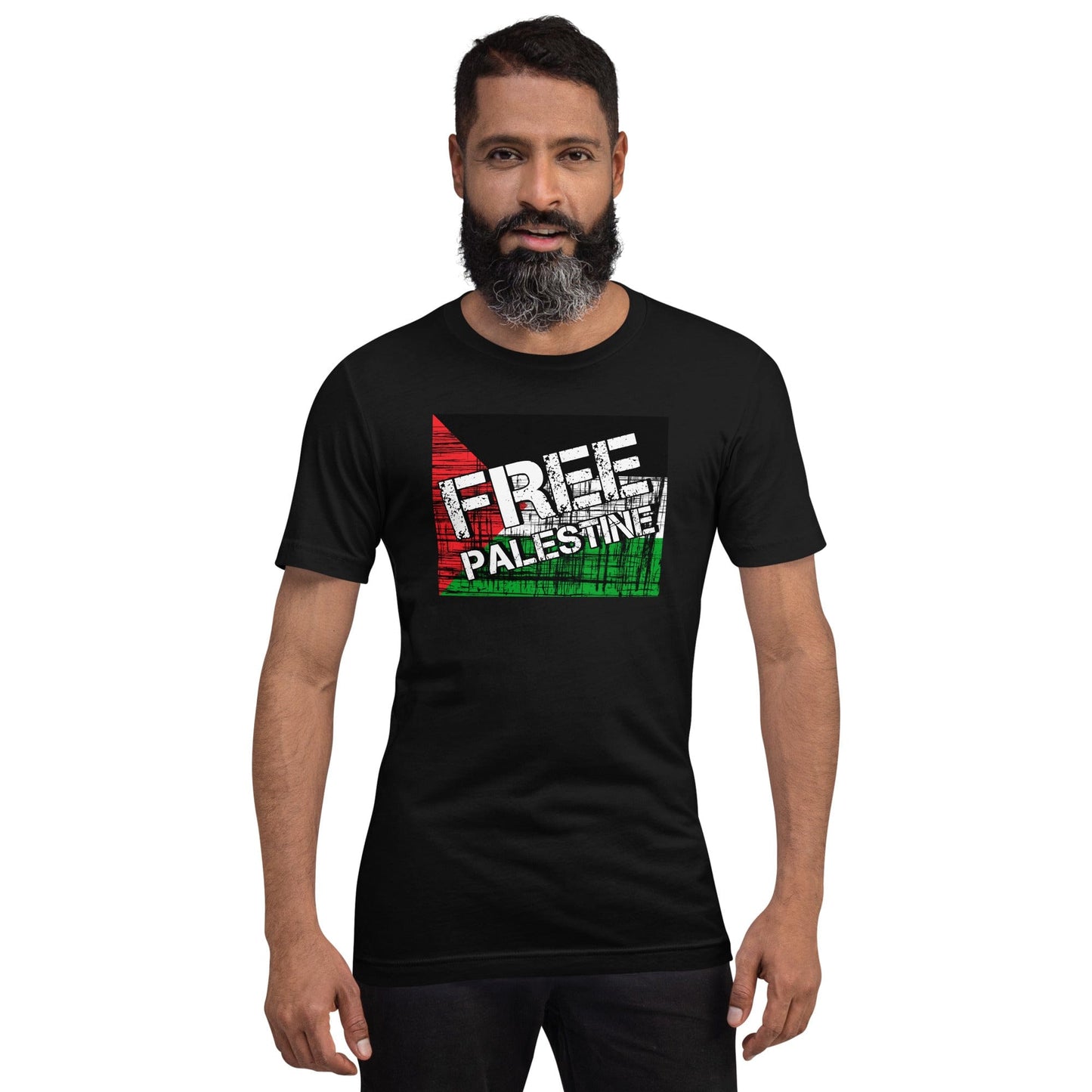Grunge Palestinian Flag T-shirt