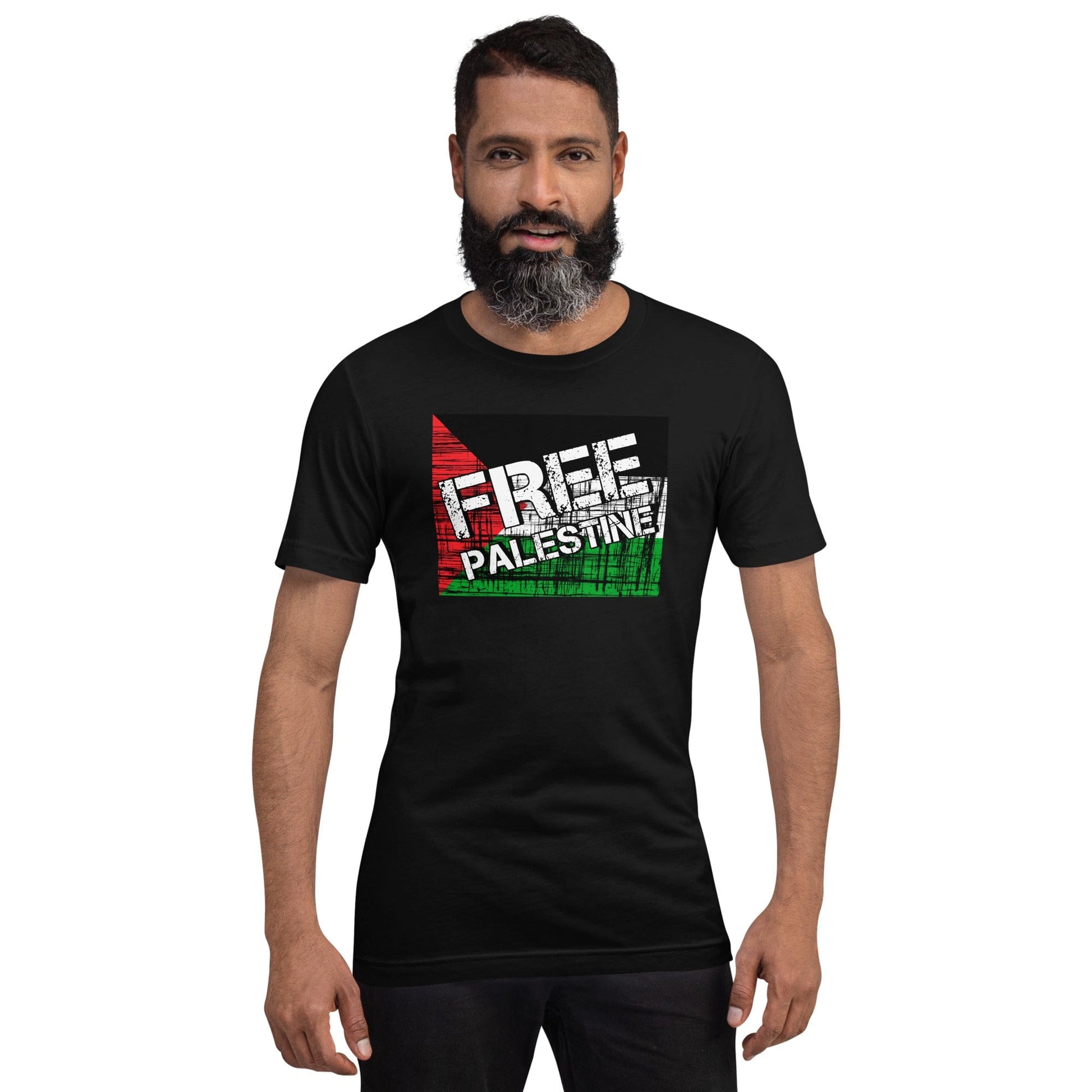 Grunge Palestinian Flag T-shirt