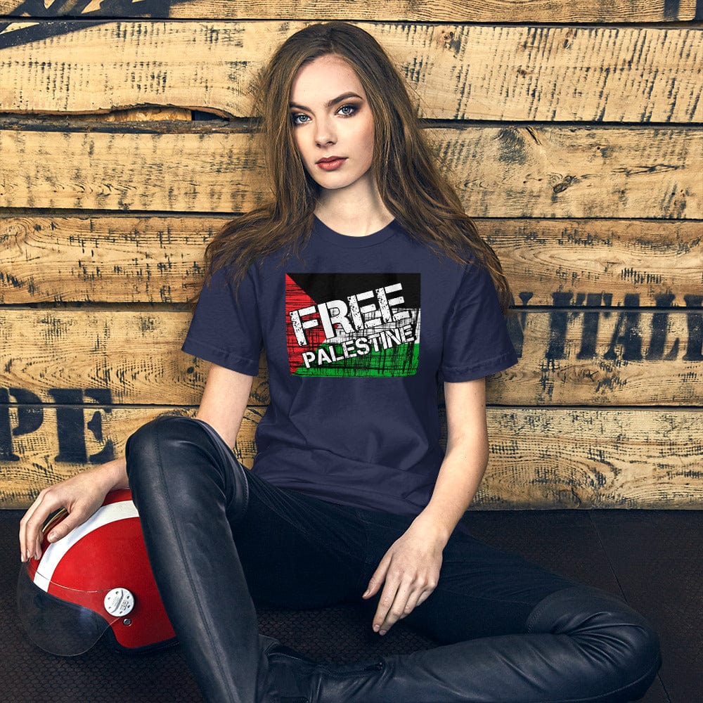 Grunge Palestinian Flag T-shirt