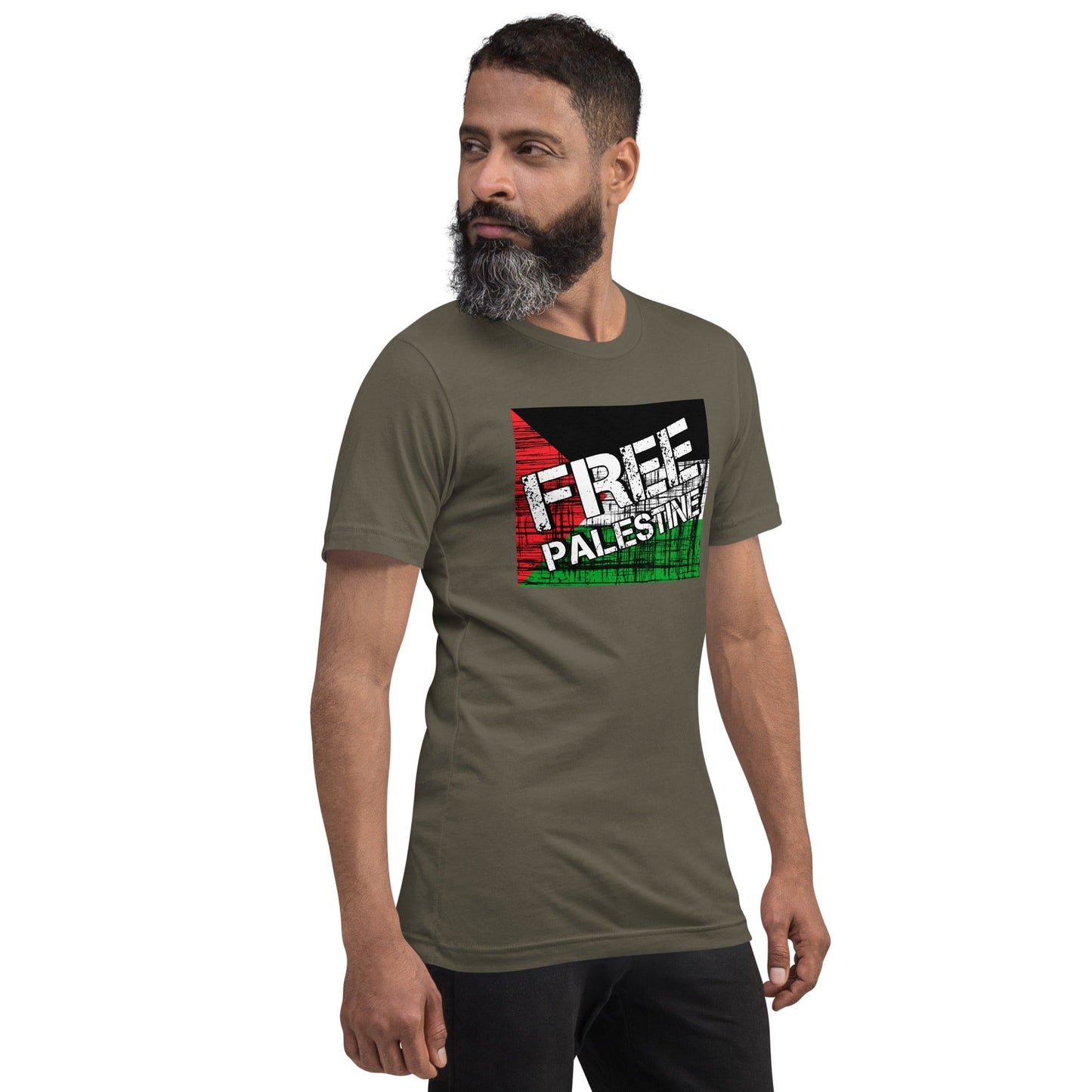 Grunge Palestinian Flag T-shirt