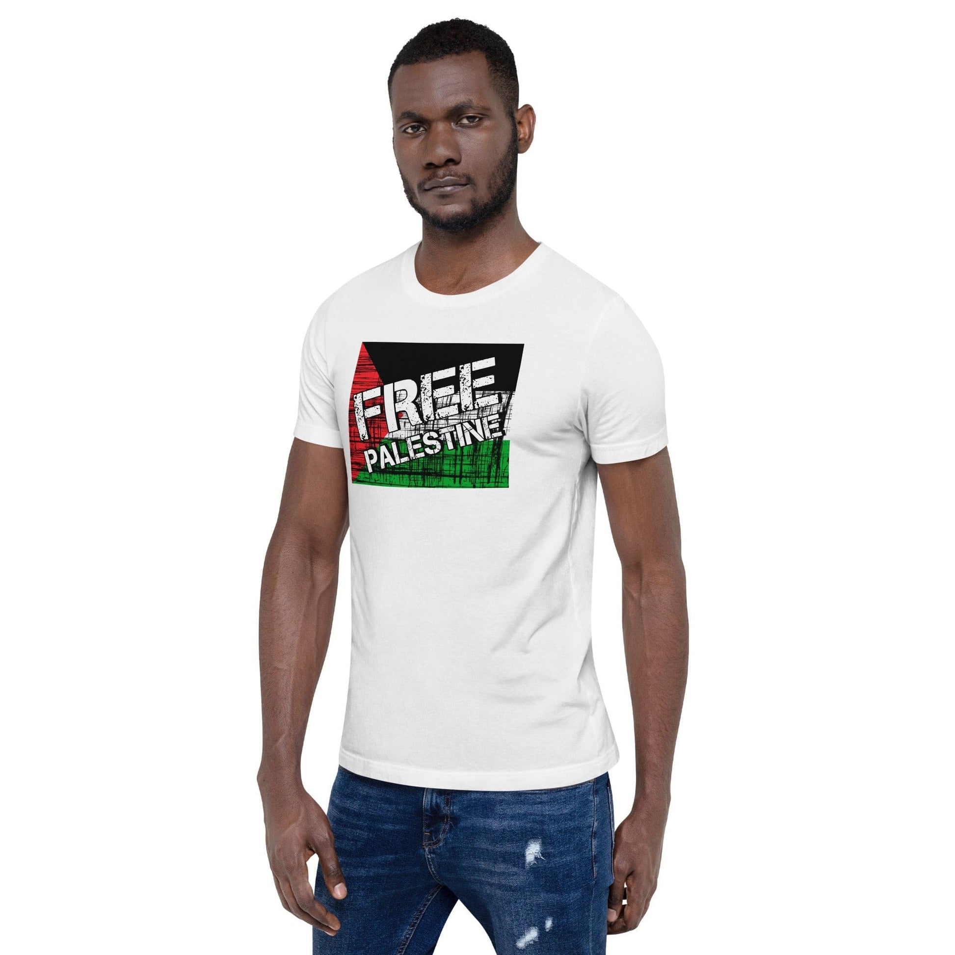 Grunge Palestinian Flag T-shirt