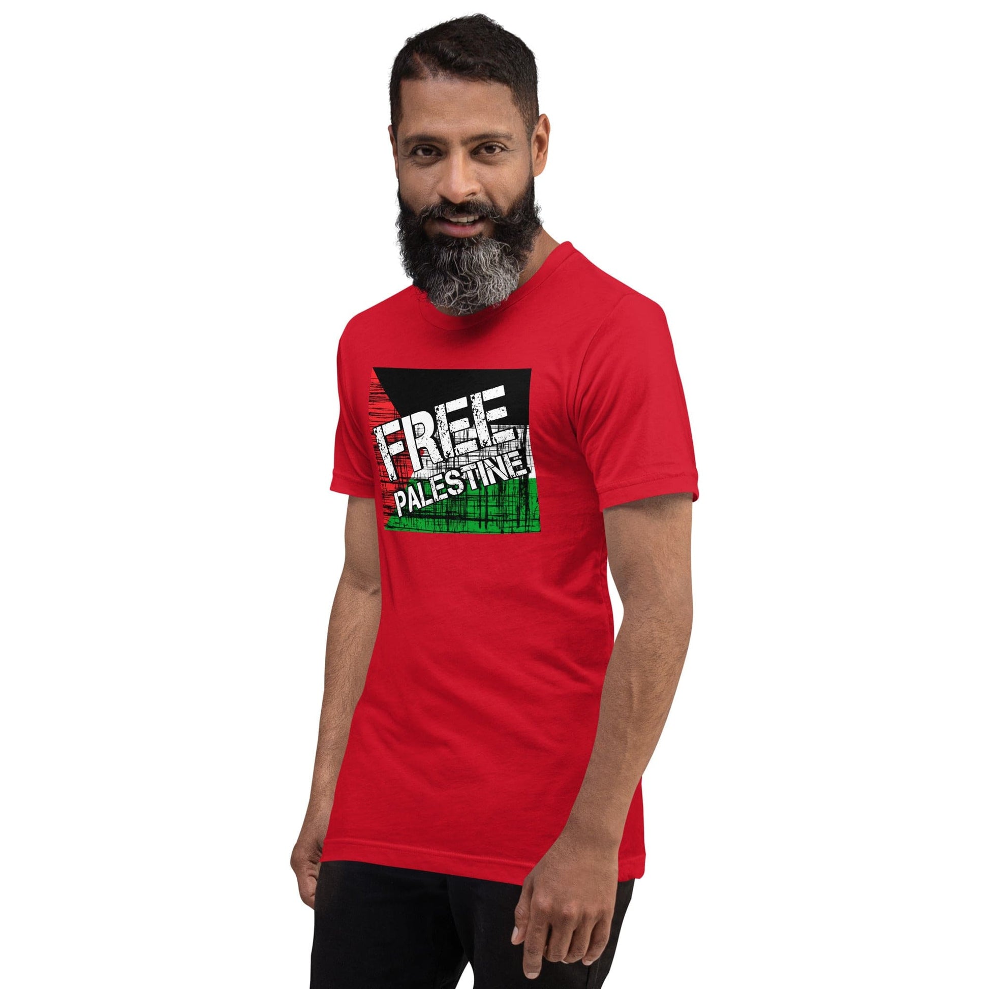 Grunge Palestinian Flag T-shirt