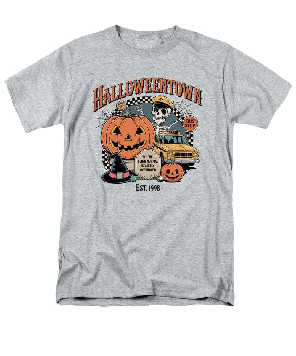 Halloween Town Taxi Stop - Men's T-Shirt