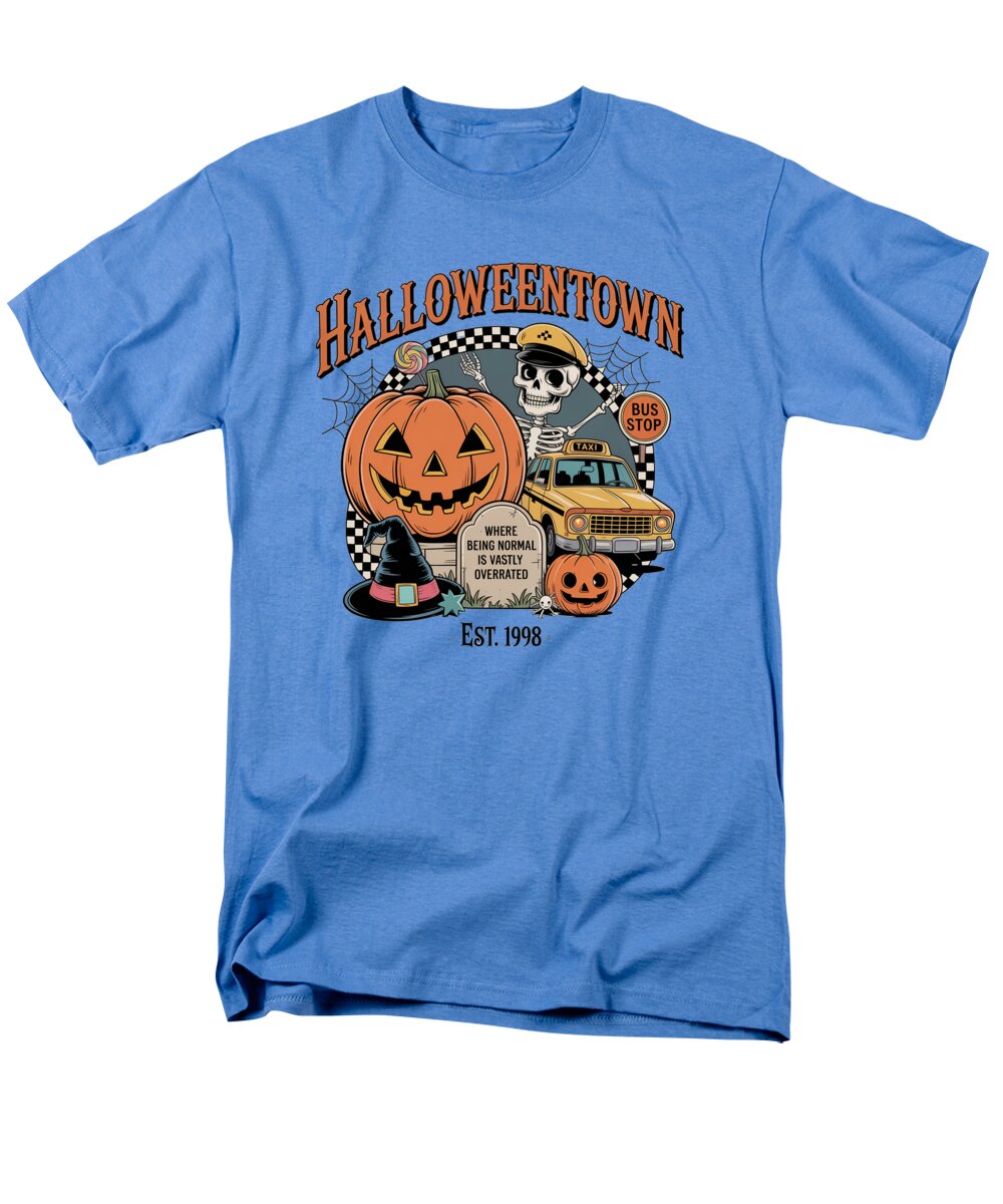 Halloween Town Taxi Stop - Men's T-Shirt