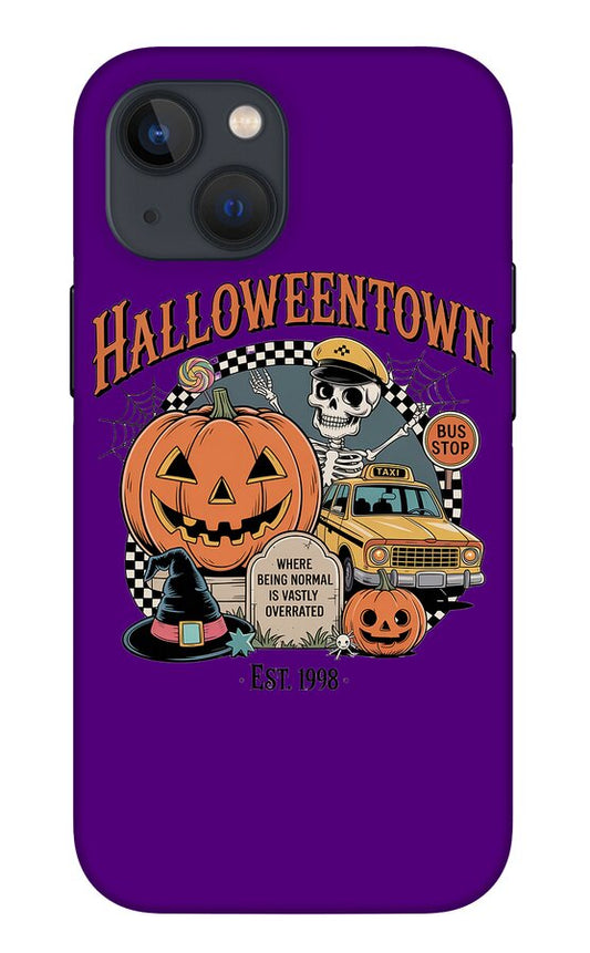 Halloween Town Taxi Stop - Phone Case