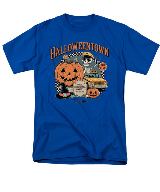 Halloween Town Taxi Stop - Men's T-Shirt