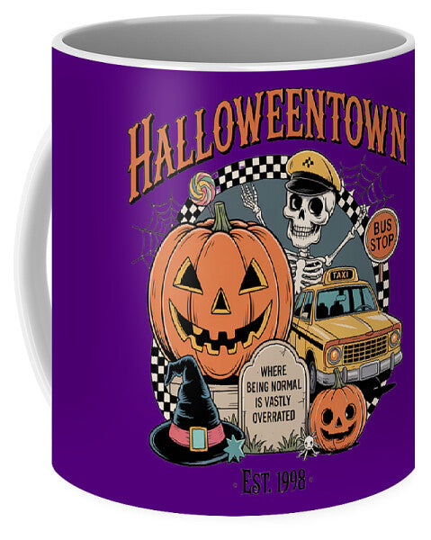 Halloween Town Taxi Stop - Mug