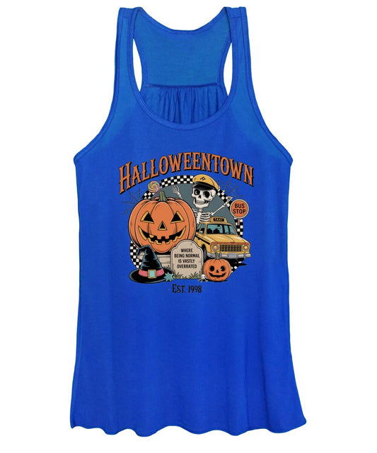 Halloween Town Taxi Stop - Women's Tank Top