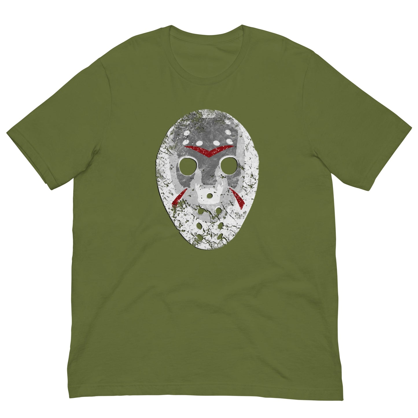 Horror Mask T-shirt Olive / S