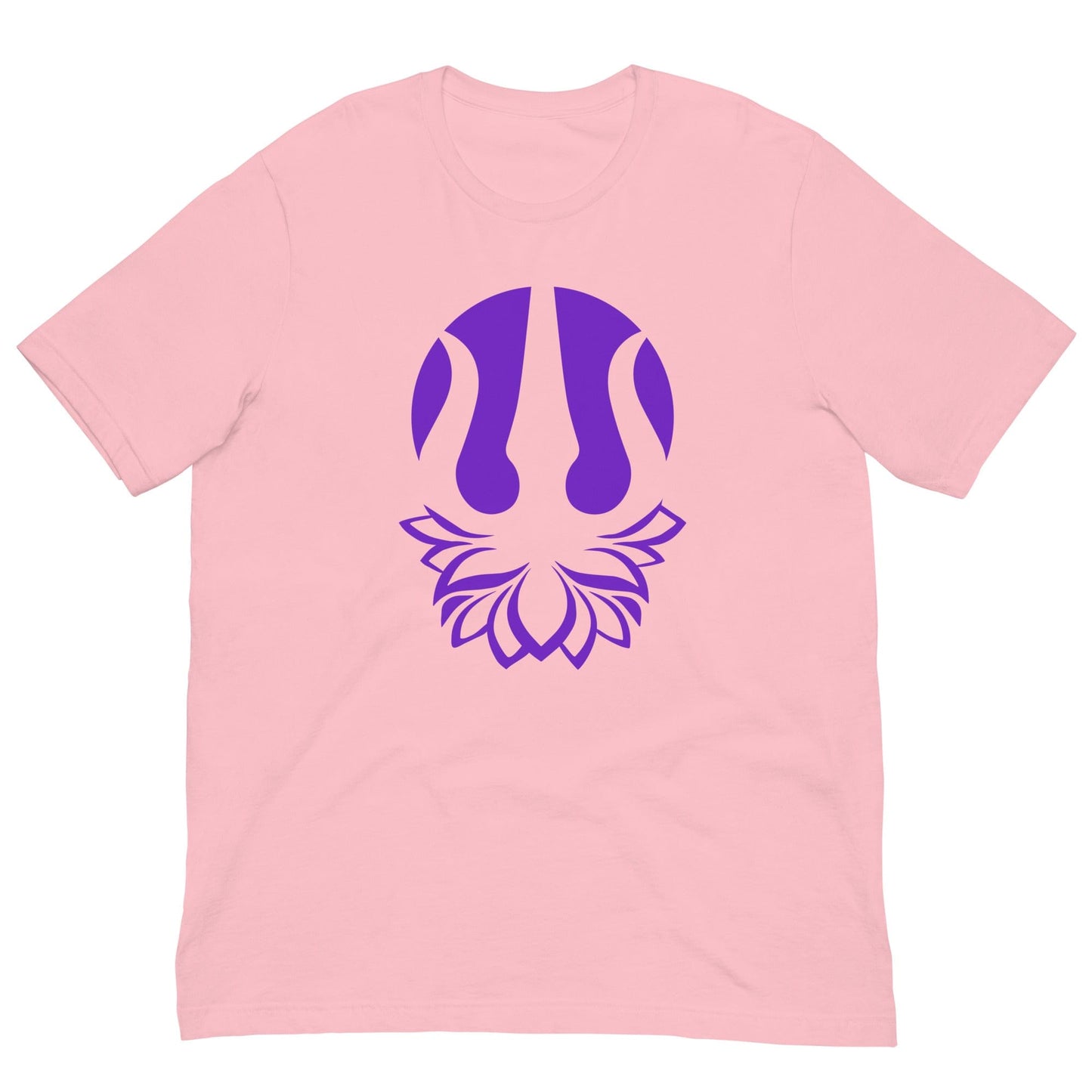 Krishna's Trdent  Yoga T-shirt Pink / S