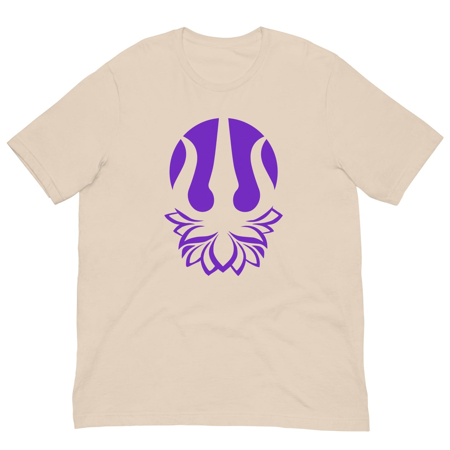 Krishna's Trdent  Yoga T-shirt Soft Cream / XS