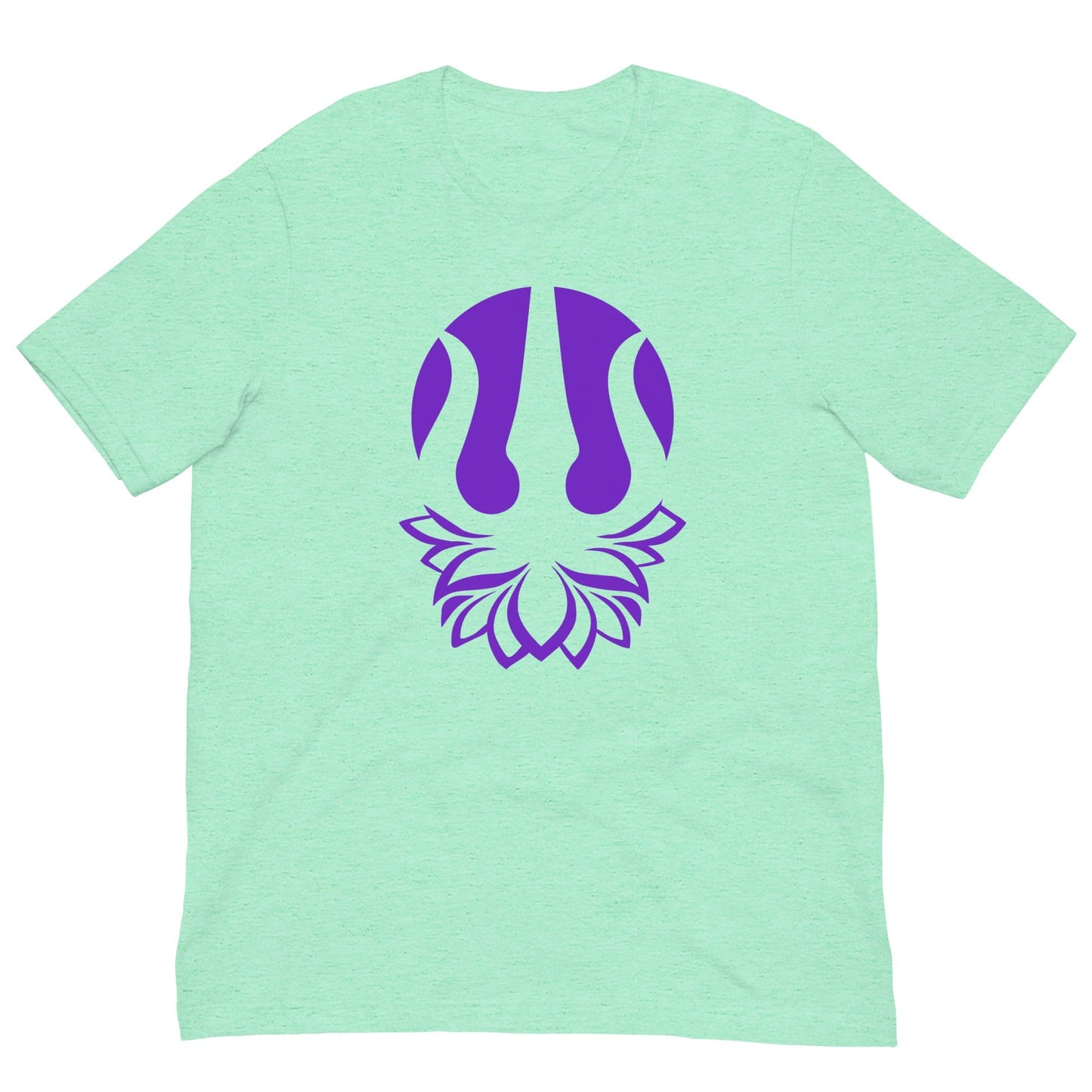 Krishna's Trdent  Yoga T-shirt Heather Mint / S