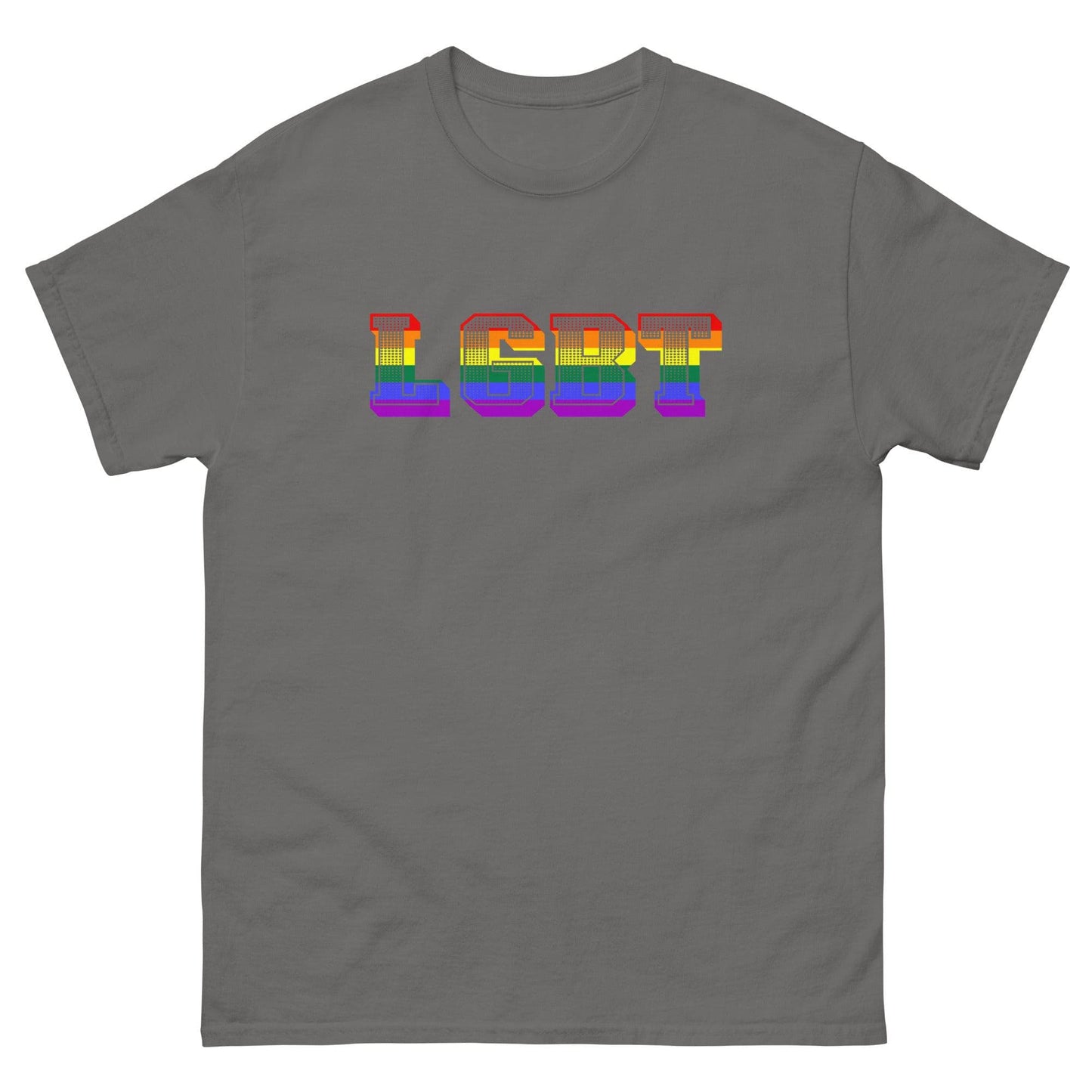 LGBT pRIDE t-SHIRT Charcoal / S