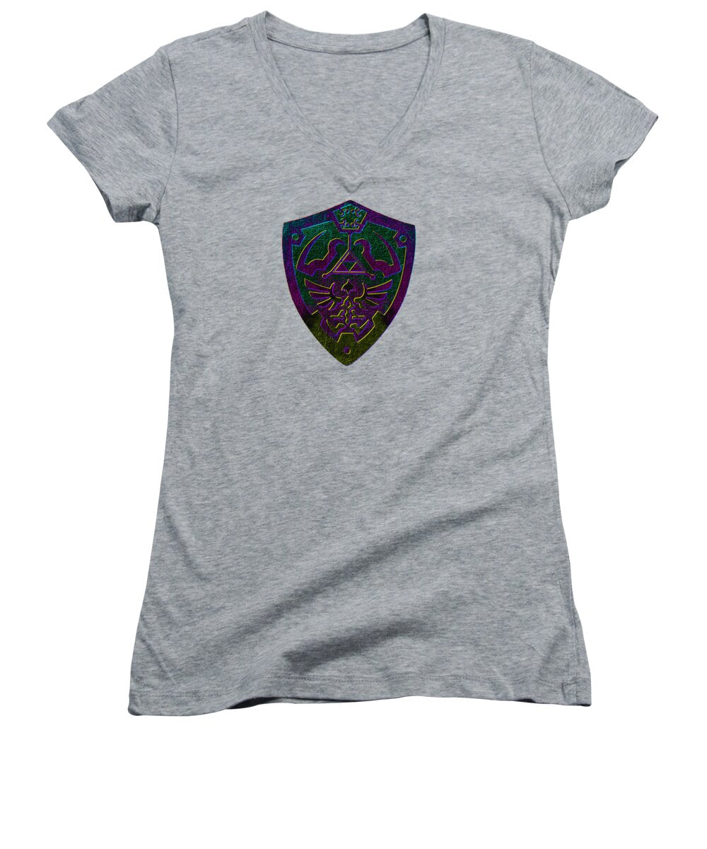 Link shield Gamer Gift - Women's V-Neck