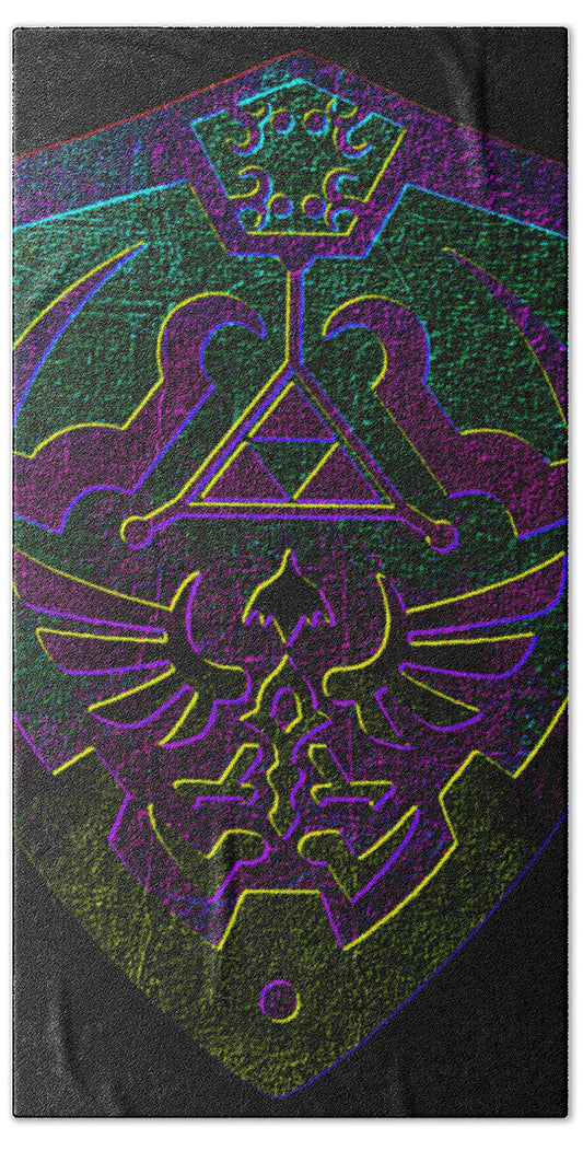 Link shield Gamer Gift - Bath Towel