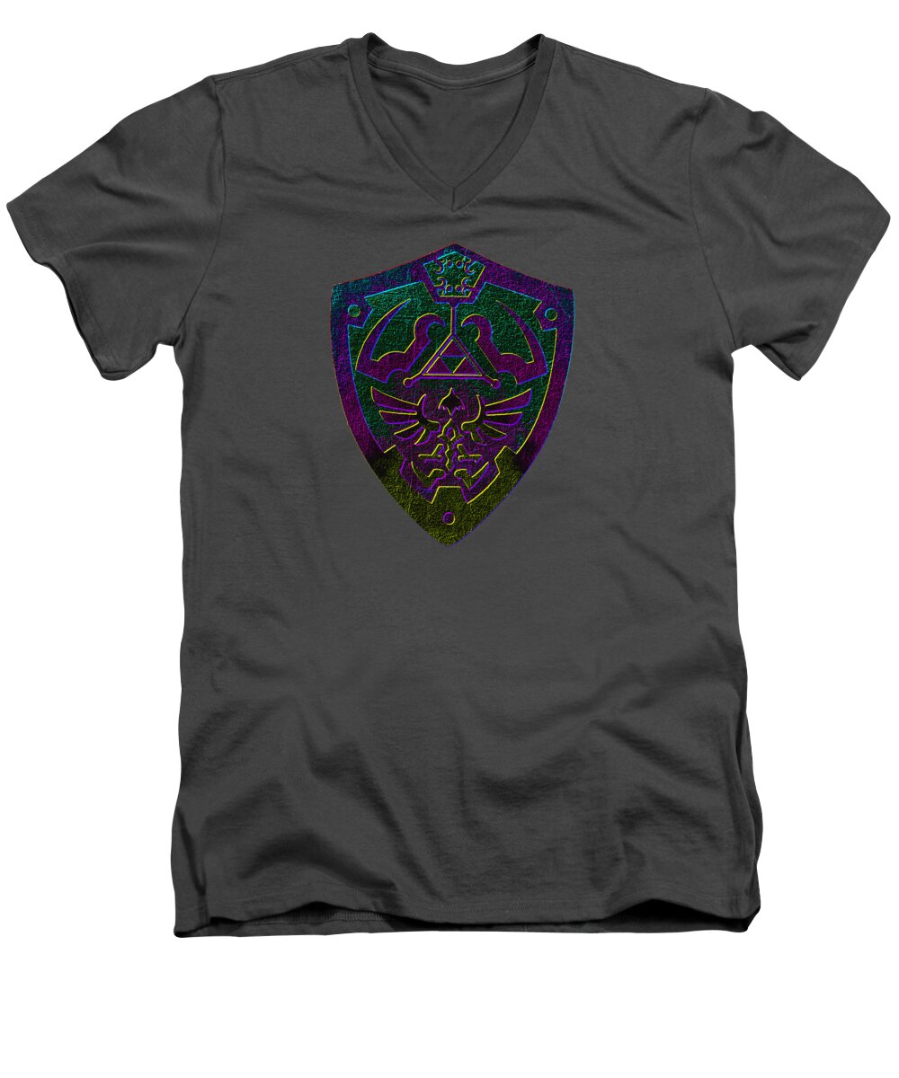 Link shield Gamer Gift - Men's V-Neck T-Shirt