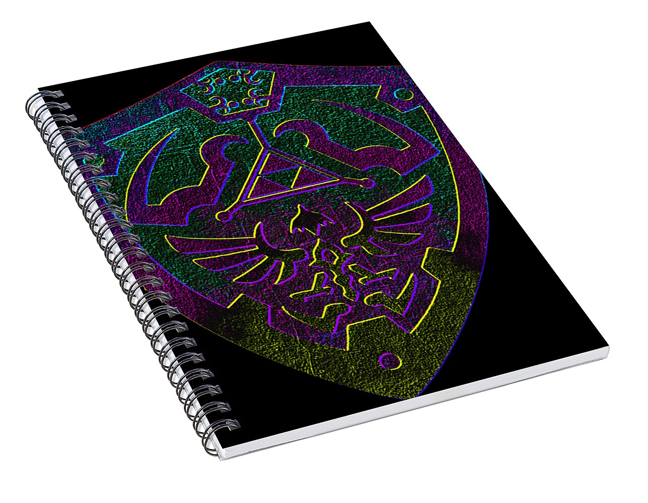 Link shield Gamer Gift - Spiral Notebook