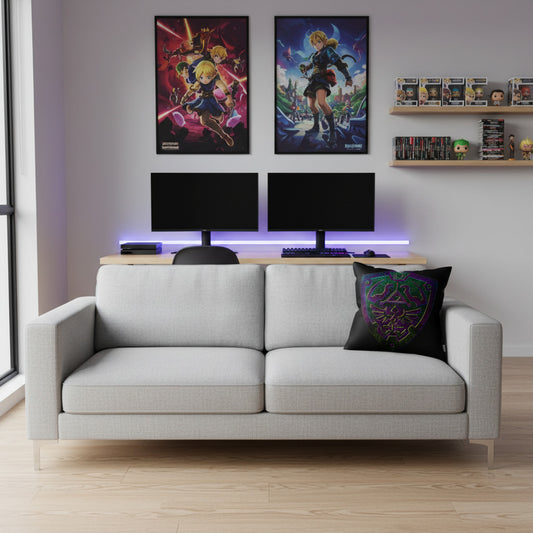 Link shield Gamer Gift - Throw Pillow
