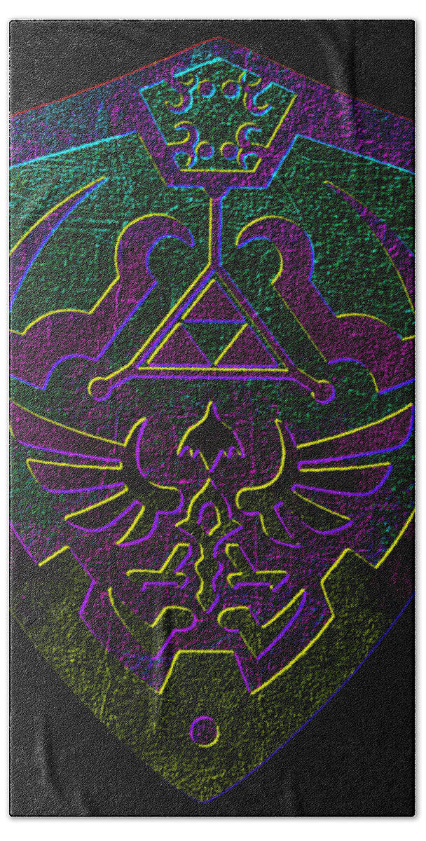Link shield Gamer Gift - Bath Towel