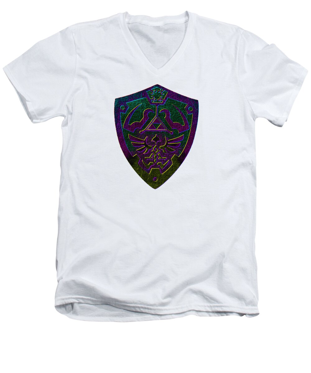 Link shield Gamer Gift - Men's V-Neck T-Shirt