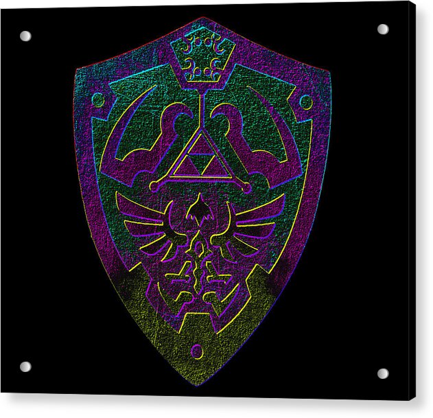 Link shield Gamer Gift - Acrylic Print