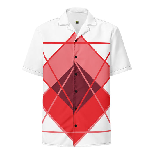 Love Triangle Unisex button shirt 2XS