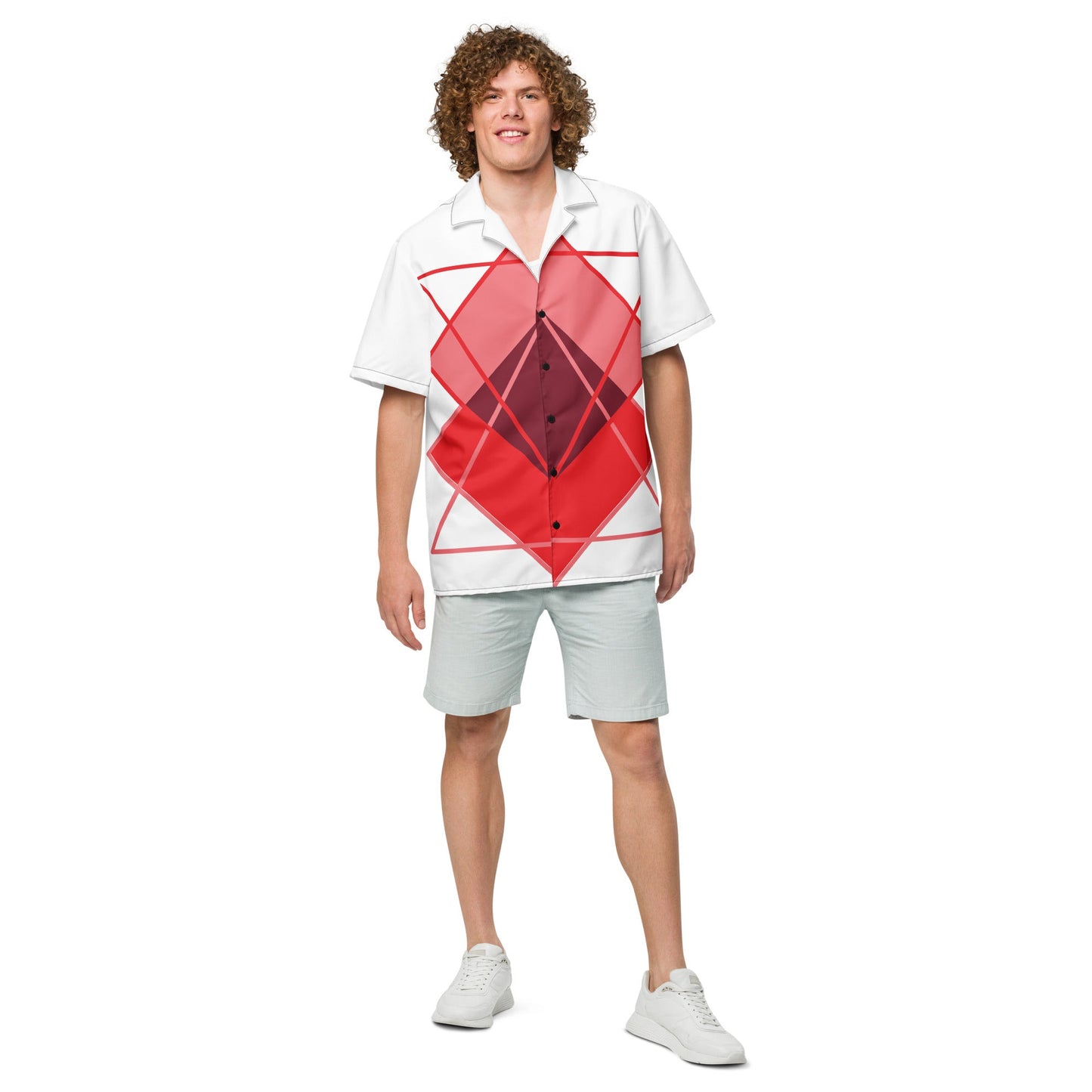 Love Triangle Unisex button shirt