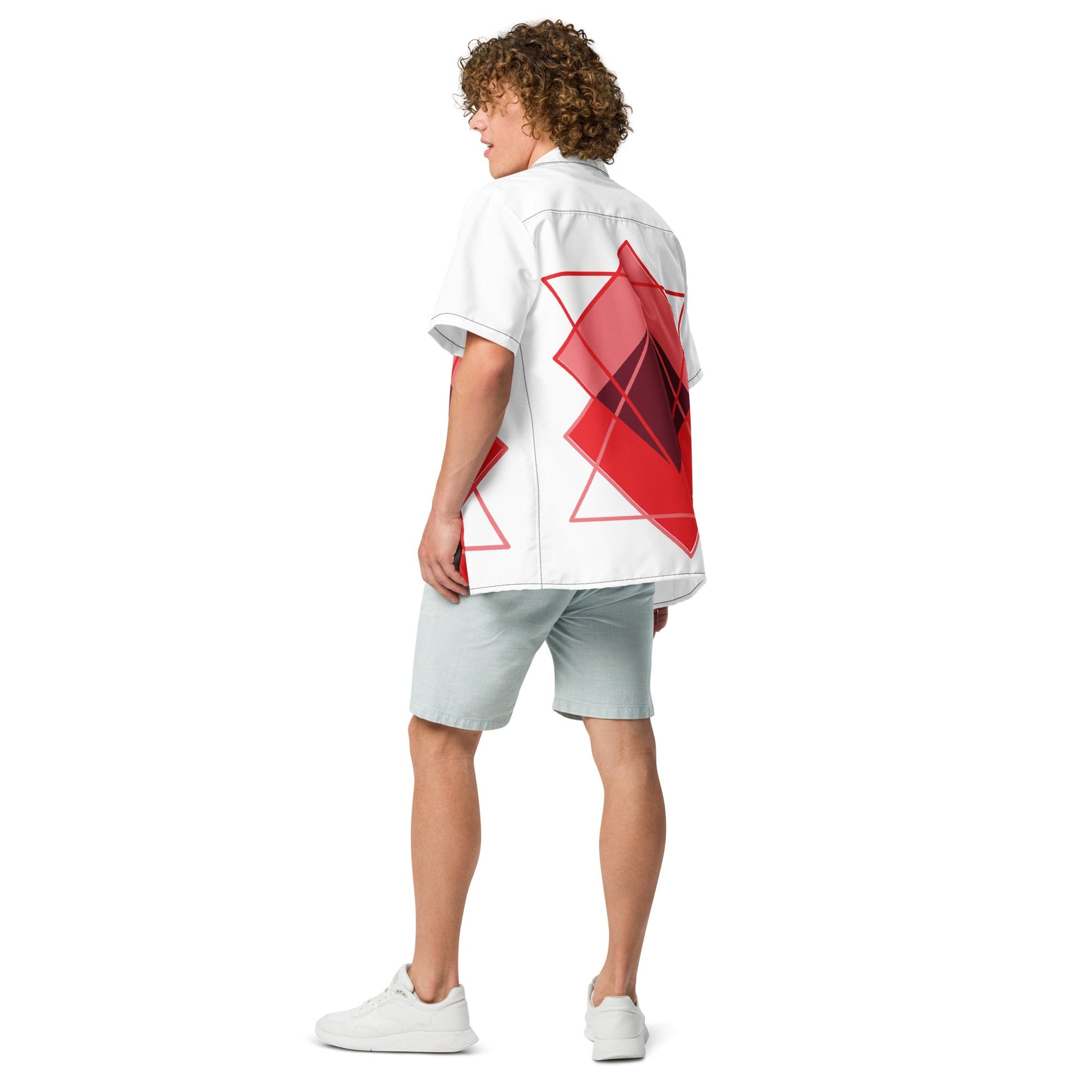 Love Triangle Unisex button shirt