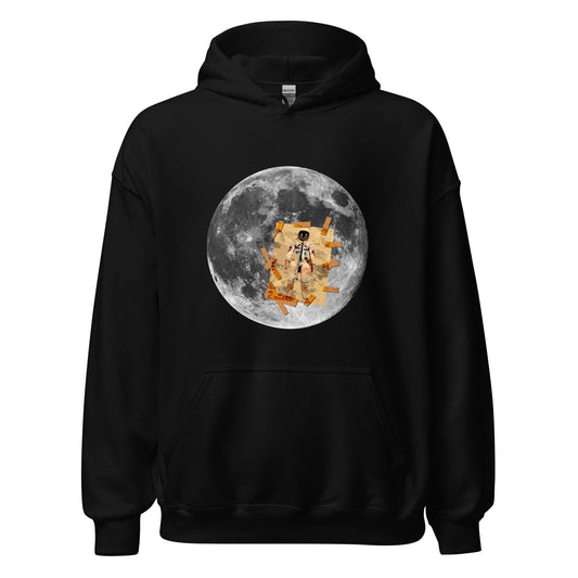 Man on the Moon Hoodie Black / S