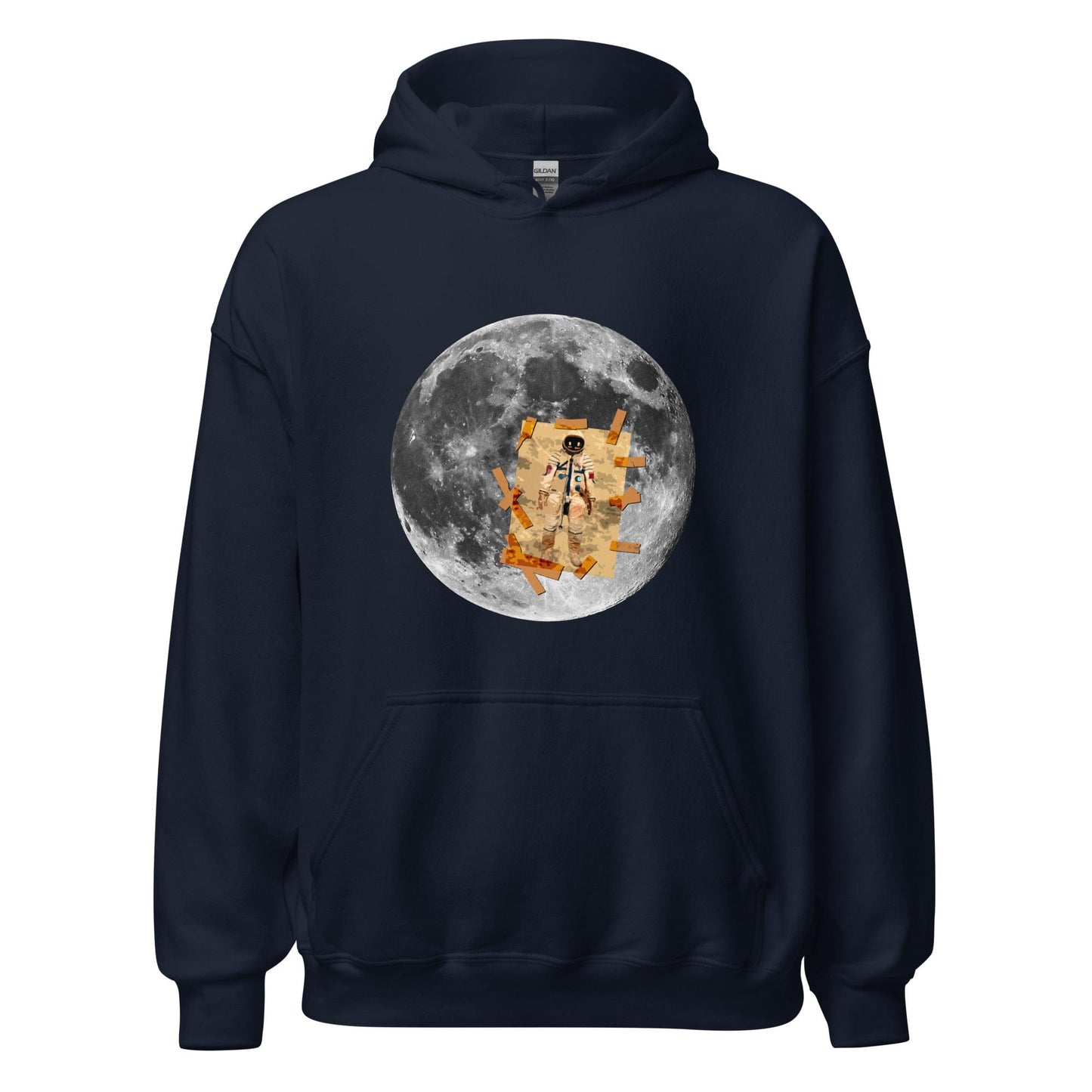 Man on the Moon Hoodie Navy / S