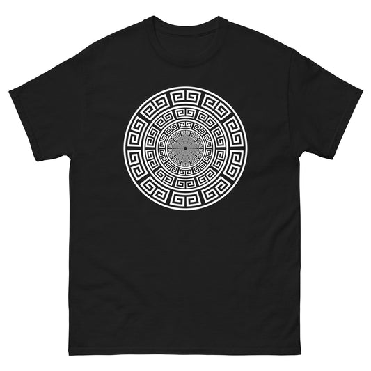 Meander Greek Symbol T-Shirt Black / S