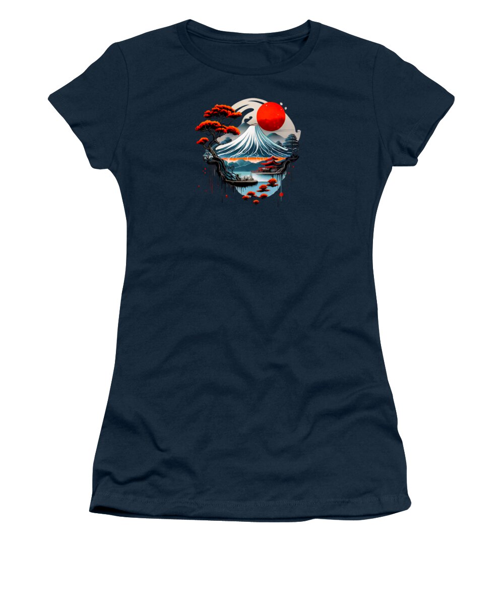 Mount Fuji Japanese Landscape - Women's T-Shirt