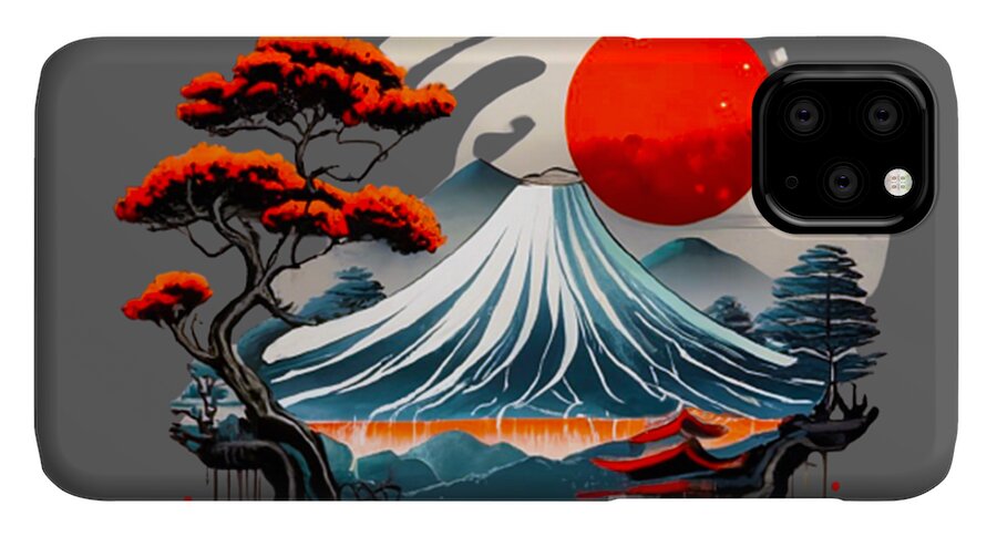 Mount Fuji Japanese Landscape - Phone Case