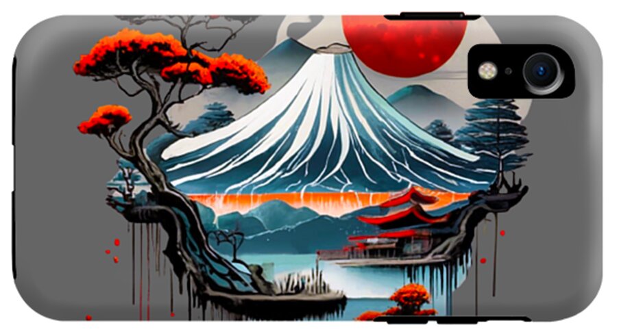 Mount Fuji Japanese Landscape - Phone Case