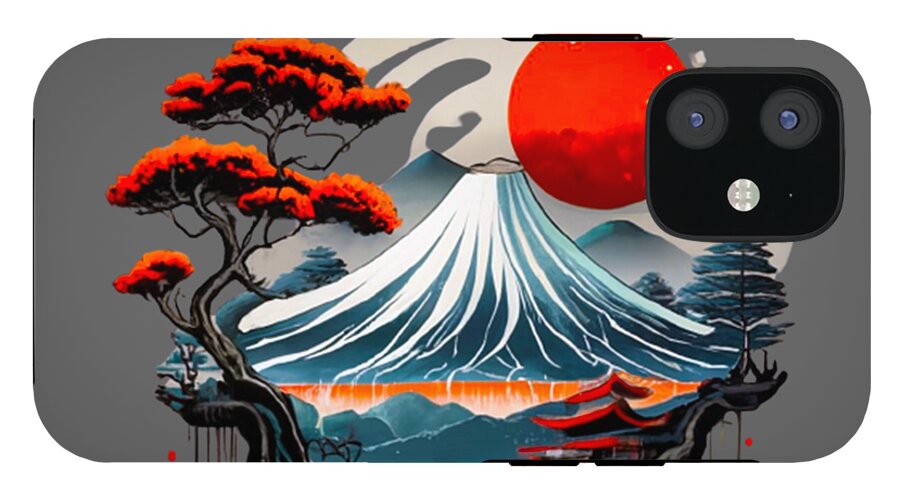 Mount Fuji Japanese Landscape - Phone Case