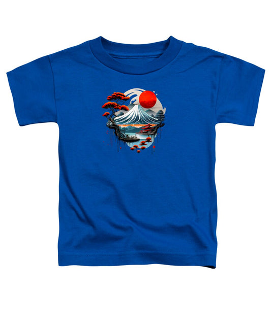 Mount Fuji Japanese Landscape - Toddler T-Shirt