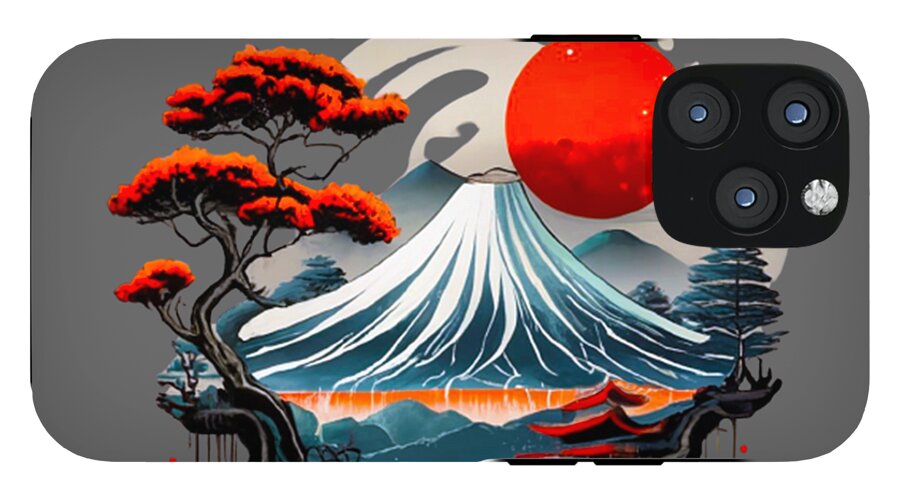 Mount Fuji Japanese Landscape - Phone Case
