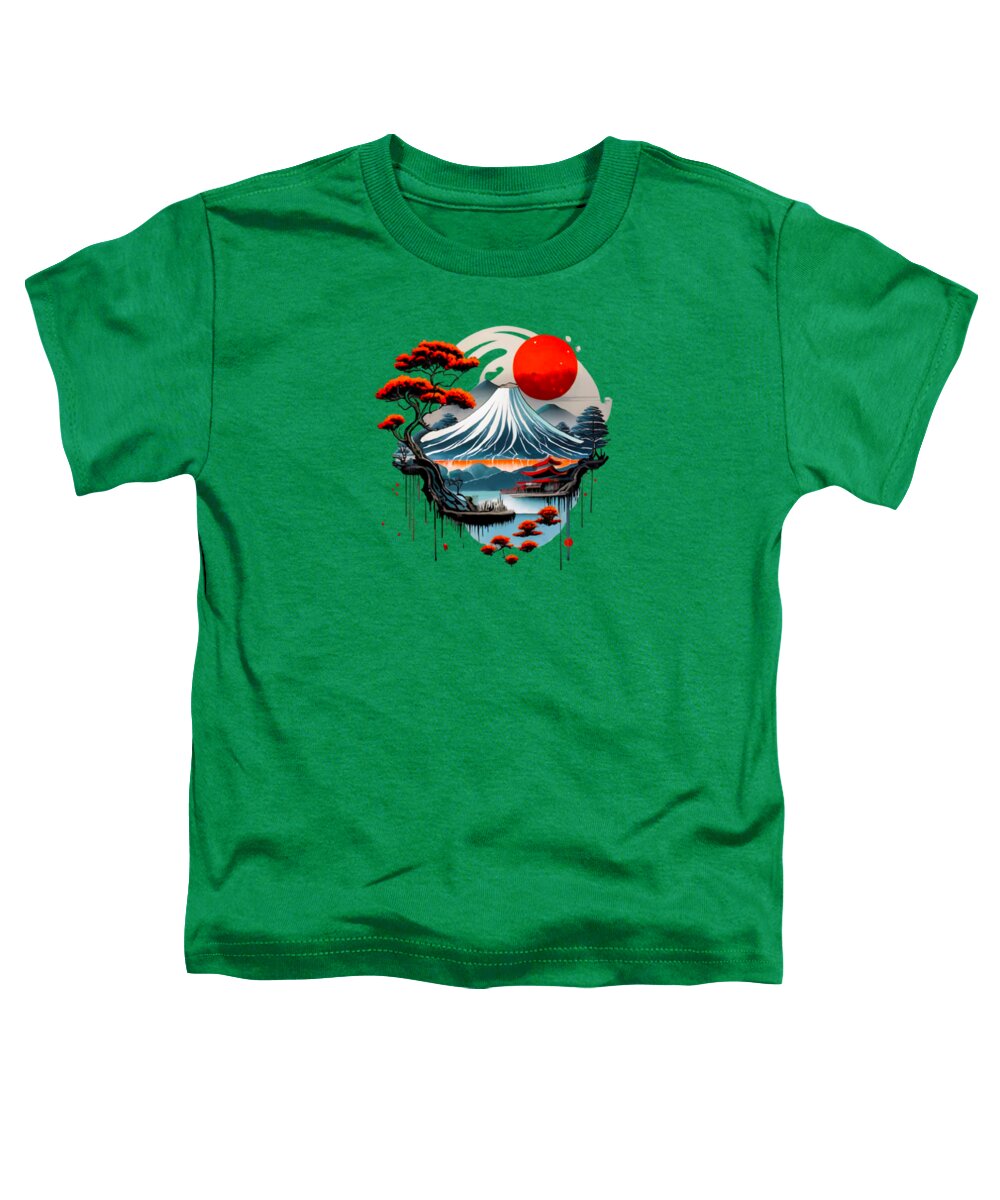 Mount Fuji Japanese Landscape - Toddler T-Shirt