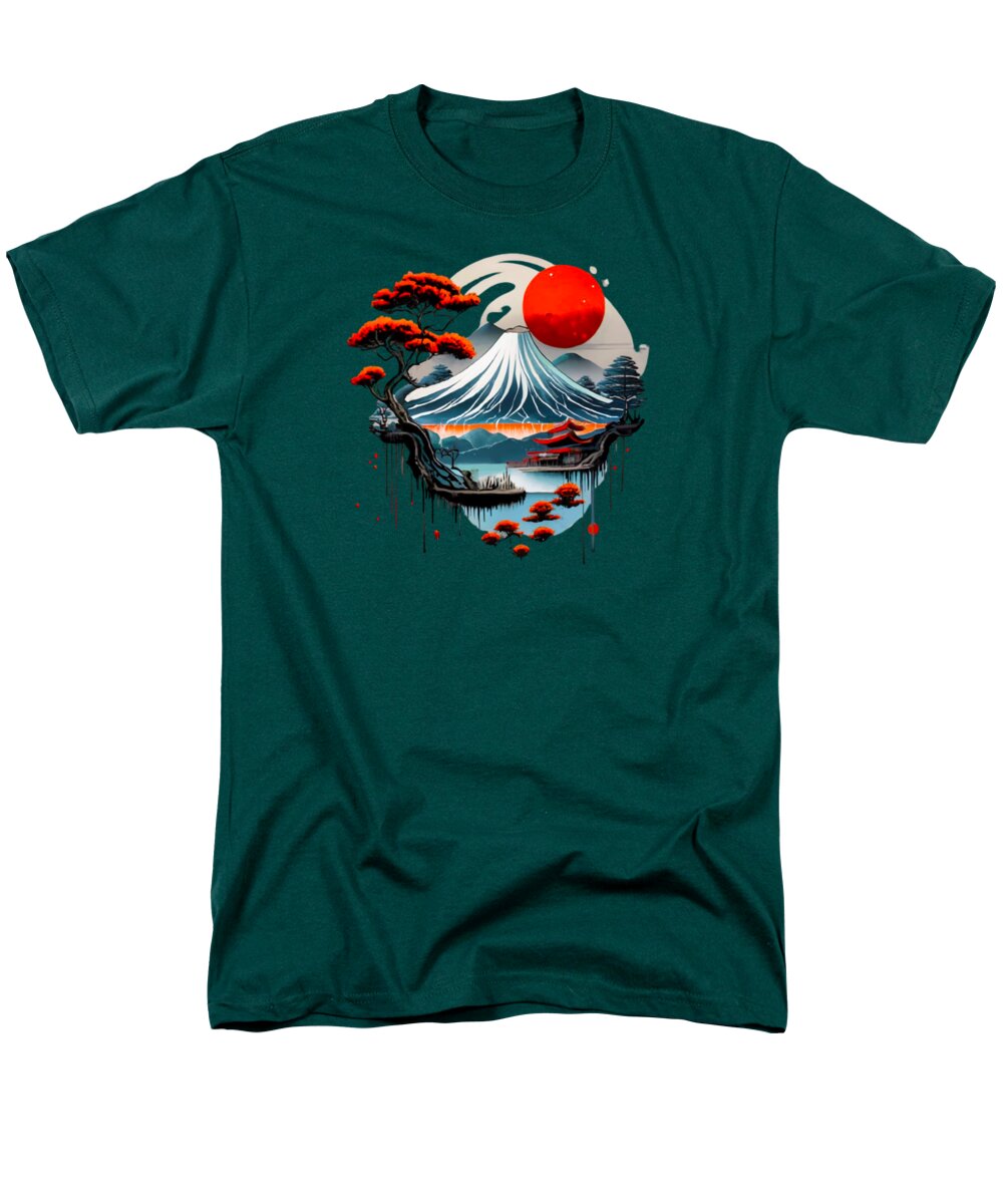 Mount Fuji Japanese Landscape - Men's T-Shirt (Regular Fit)