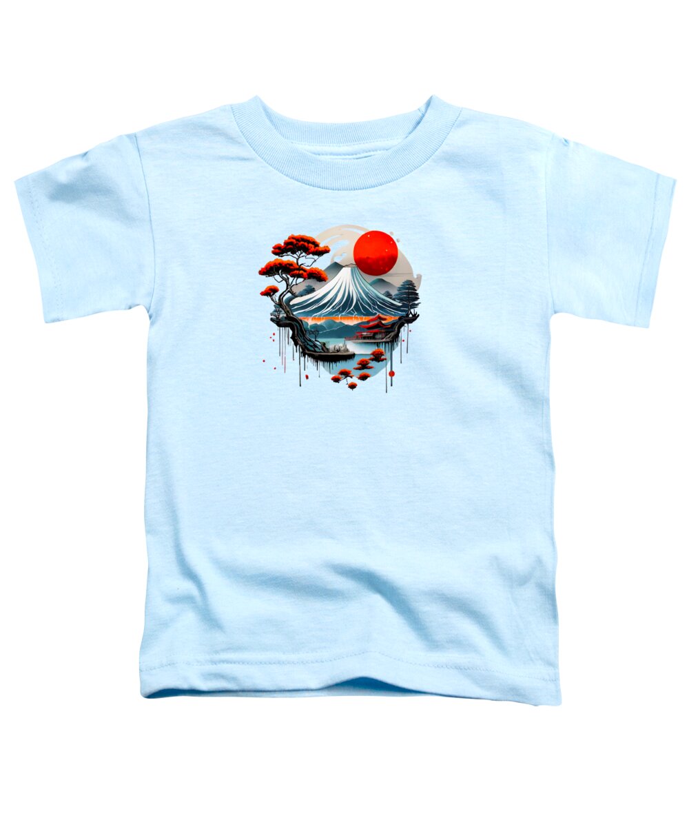 Mount Fuji Japanese Landscape - Toddler T-Shirt